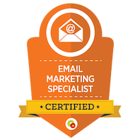Certified Email Marketing Specialist skilt